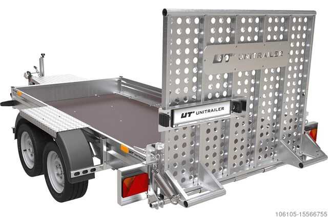 Bauanhänger zum Transport eines Minibaggers – UNITRAILER STARK 3 260