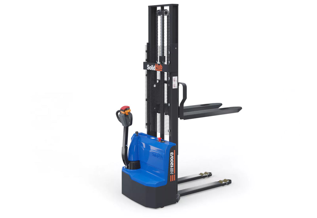 Elektro-Hochhubwagen / Elektrostapler HE1200/3, Hubhöhe 86 - 3.000 mm, Tragkraft 1.200 kg, SolidHub