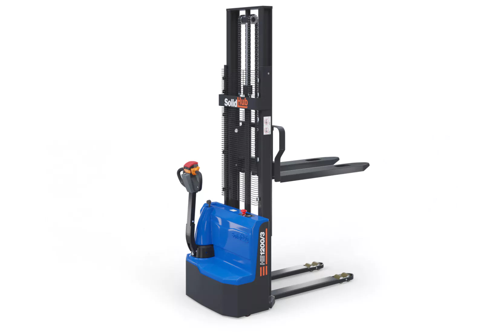 Elektro-Hochhubwagen / Elektrostapler HE1200/3, Hubhöhe 86 - 3.000 mm, Tragkraft 1.200 kg, SolidHub