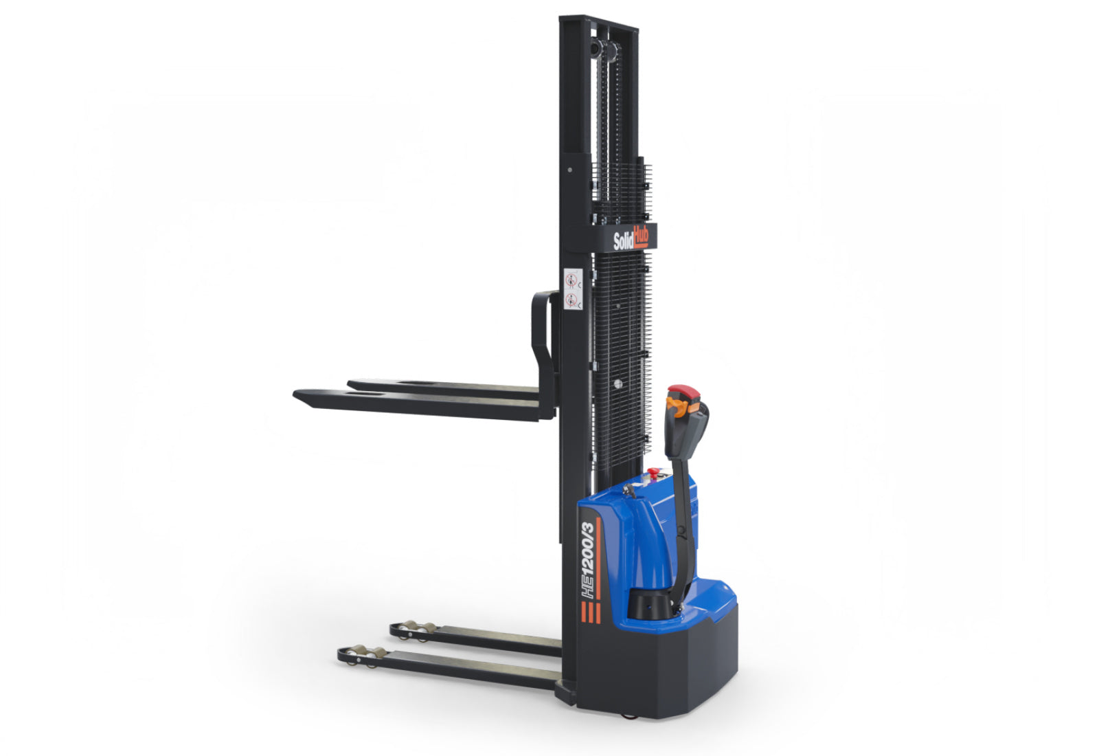 Elektro-Hochhubwagen / Elektrostapler HE1200/3, Hubhöhe 86 - 3.000 mm, Tragkraft 1.200 kg, SolidHub