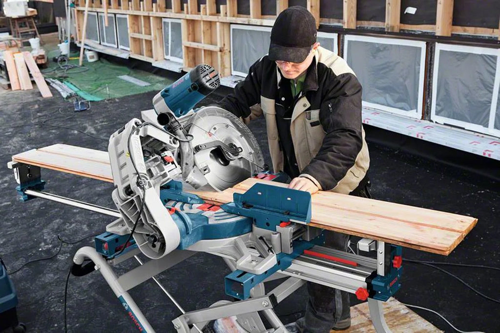 PACK BOSCH Radialsäge + Gehrungssäge 2000 W Ø 305 mm – GCM12GDL+GTA2600