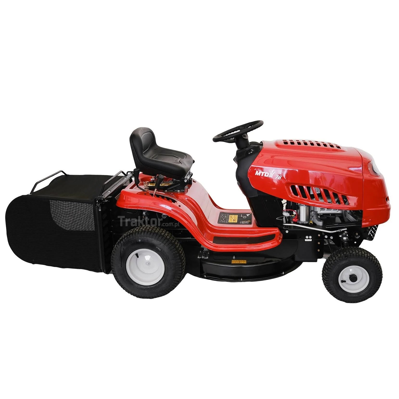 MTD 76 Selbstfahrender Rasentraktor mit integrierter Grasfangbox