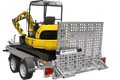 Schwerer Doppelachsanhänger 3500 KG STARK 3 300