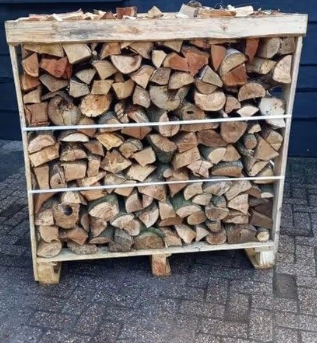 Brennholz-Mix 25 cm – 1,2 RM (4 Mini-Paletten)