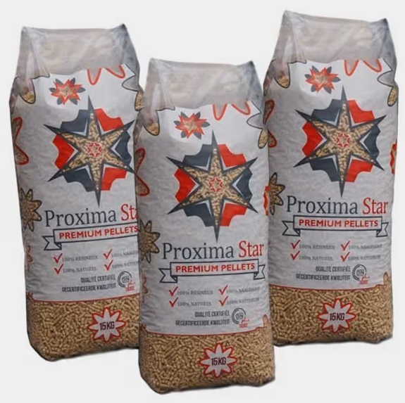 Holzpellets mit PROXIMA STAR-Pellets