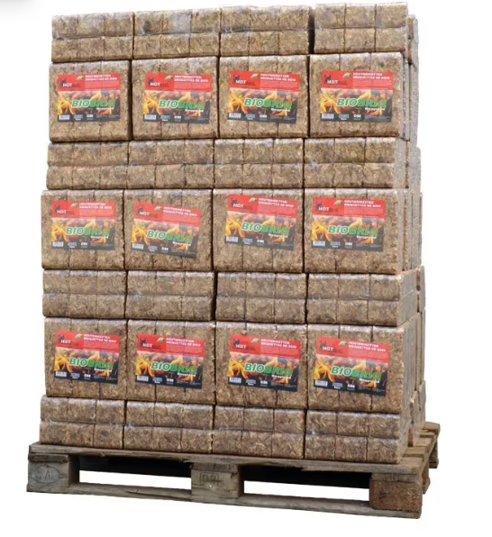 Holzbriketts BioBriq MegaRuf  Palette (972 kg)