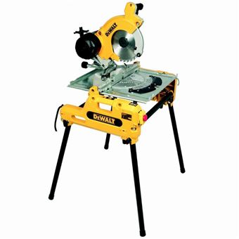 DEWALT 2000W Ø250mm Tisch- und Gehrungssäge mit Wendefunktion -DW743N