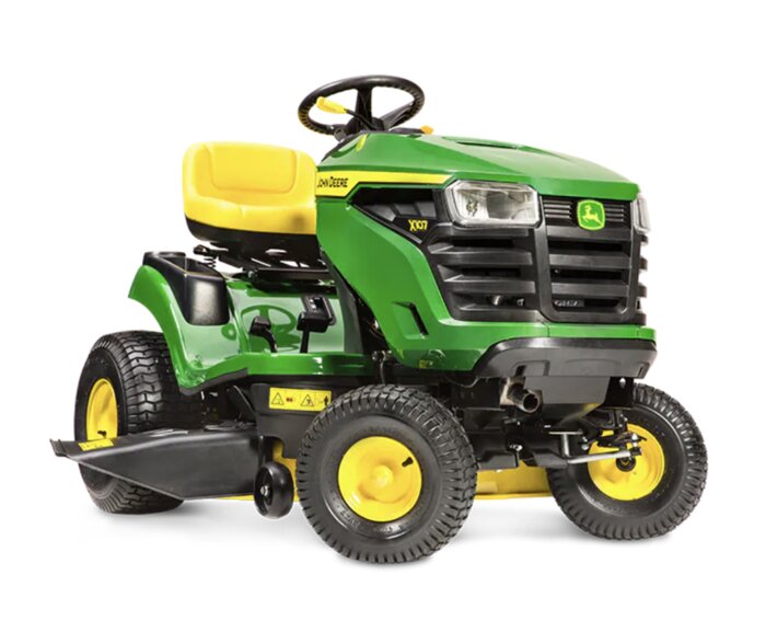 JOHN DEERE X107 Aufsitzmäher mit Seitenauswurf