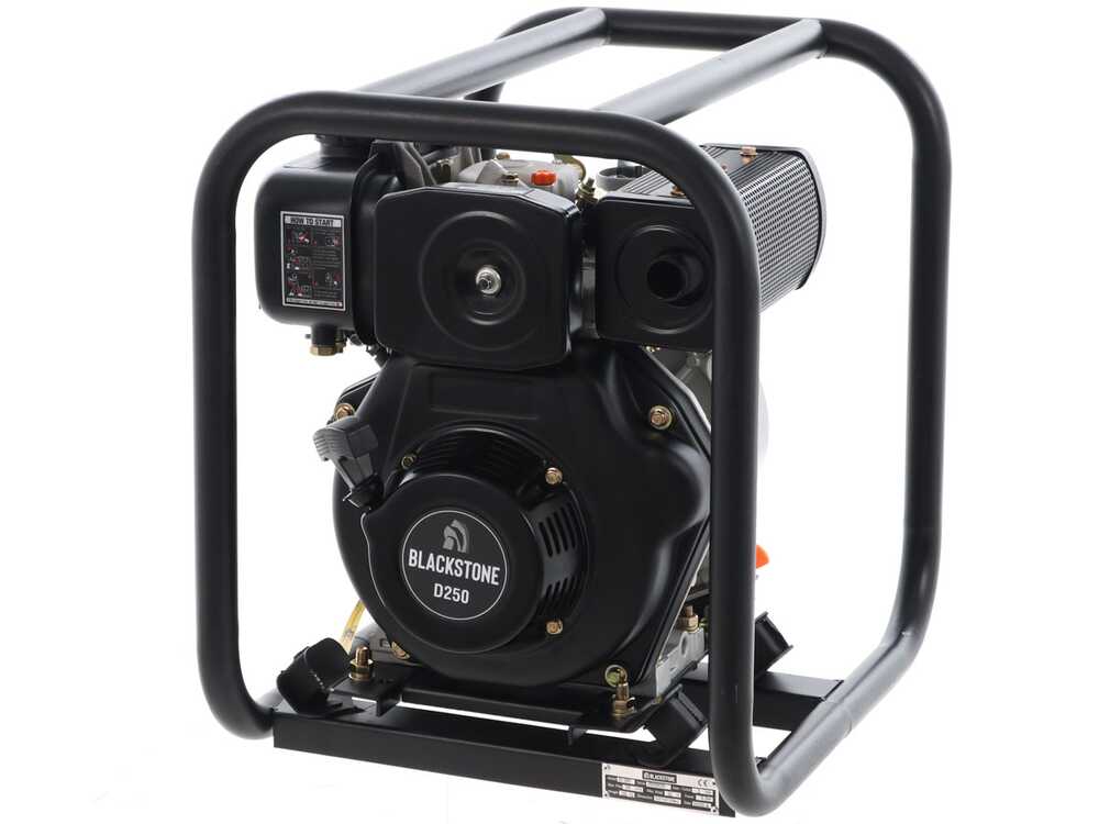 Blackstone BD 5000 Wärmemotorpumpe 50 mm Anschlüsse – 2 Zoll – selbstansaugend – 5,5 PS – Euro 5 Diesel