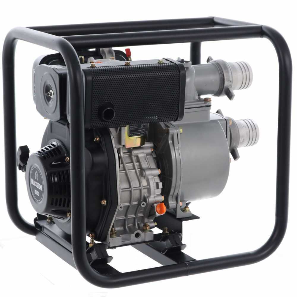 Blackstone BD 8000 Wärmemotorpumpe 80 mm Anschlüsse – 3 Zoll – selbstansaugend – 6 PS – Euro 5 Diesel