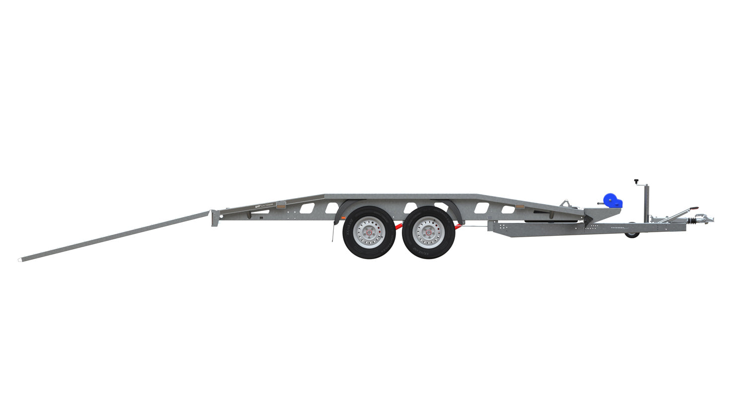 UNITRAILER TEMPO 4520 450 x 200 cm Sattelschlepper mit Doppelkupplung