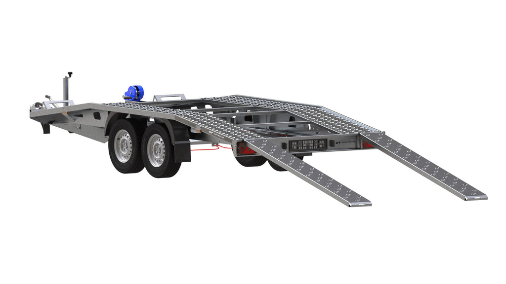 UNITRAILER TEMPO 4520 450 x 200 cm Sattelschlepper mit Doppelkupplung
