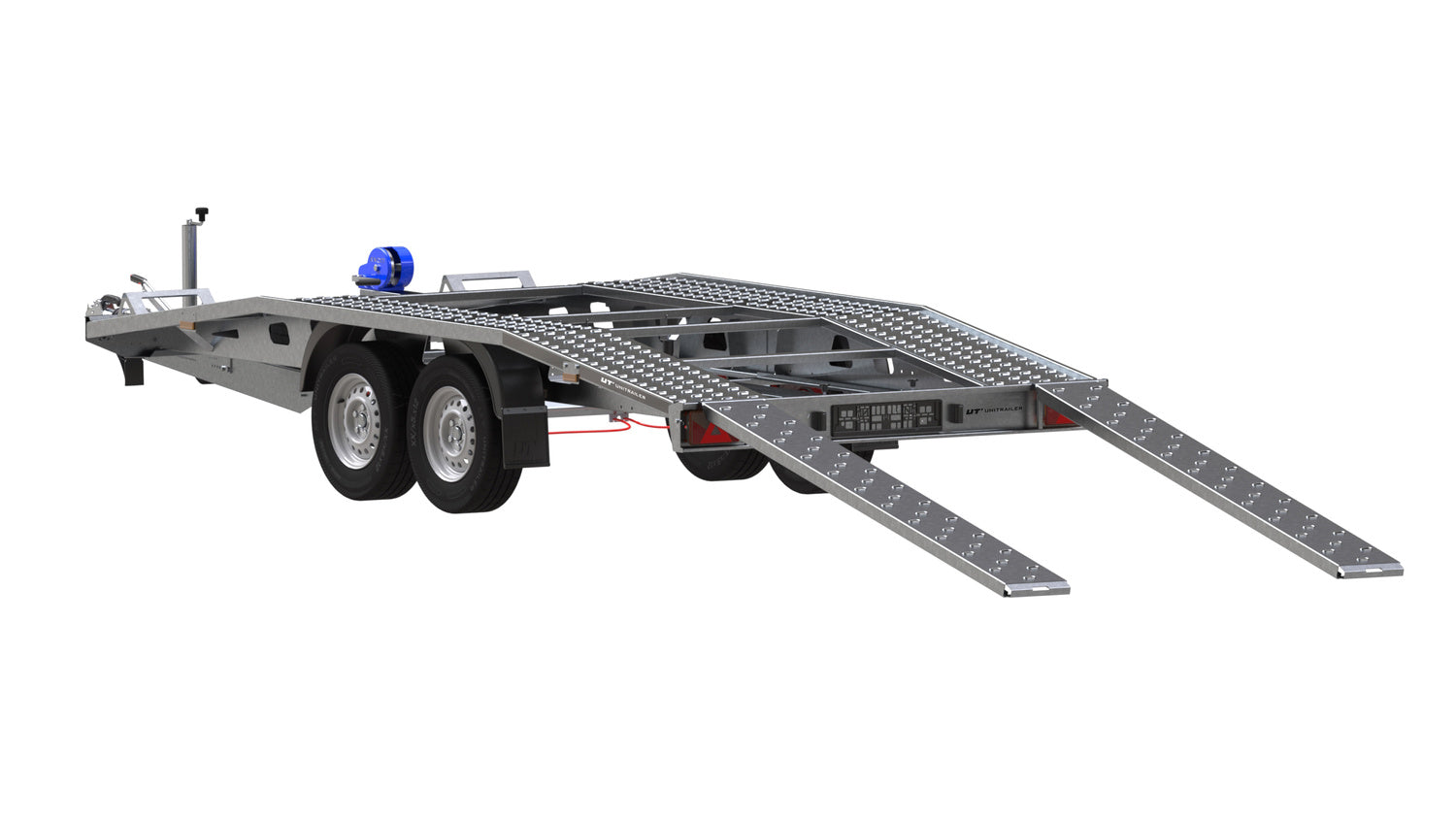 UNITRAILER TEMPO 4520 450 x 200 cm Sattelschlepper mit Doppelkupplung