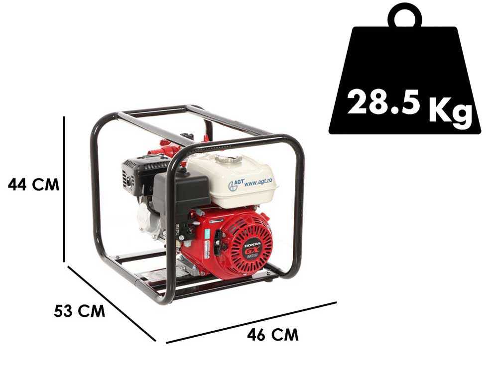 AGT 3″ GX200 thermische Bewässerungsmotorpumpe – 80 mm Anschlüsse