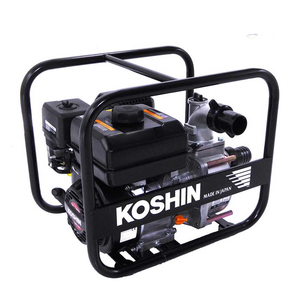 Koshin STV-50X Wärmemotorpumpe für halbgeladenes Wasser mit 50 mm Anschlüssen