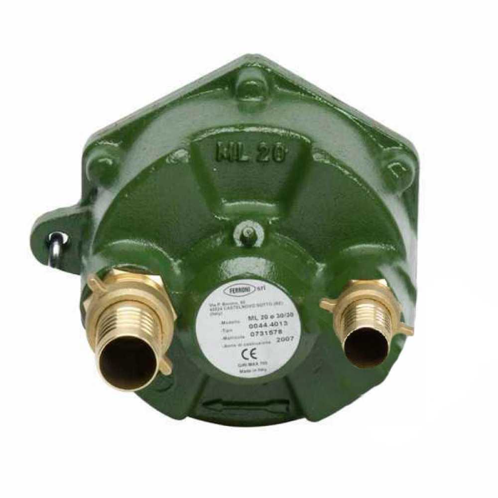 Wasserpumpe an der Zapfwelle des Traktors Ferroni ML 20, 30-19 mm Anschluss