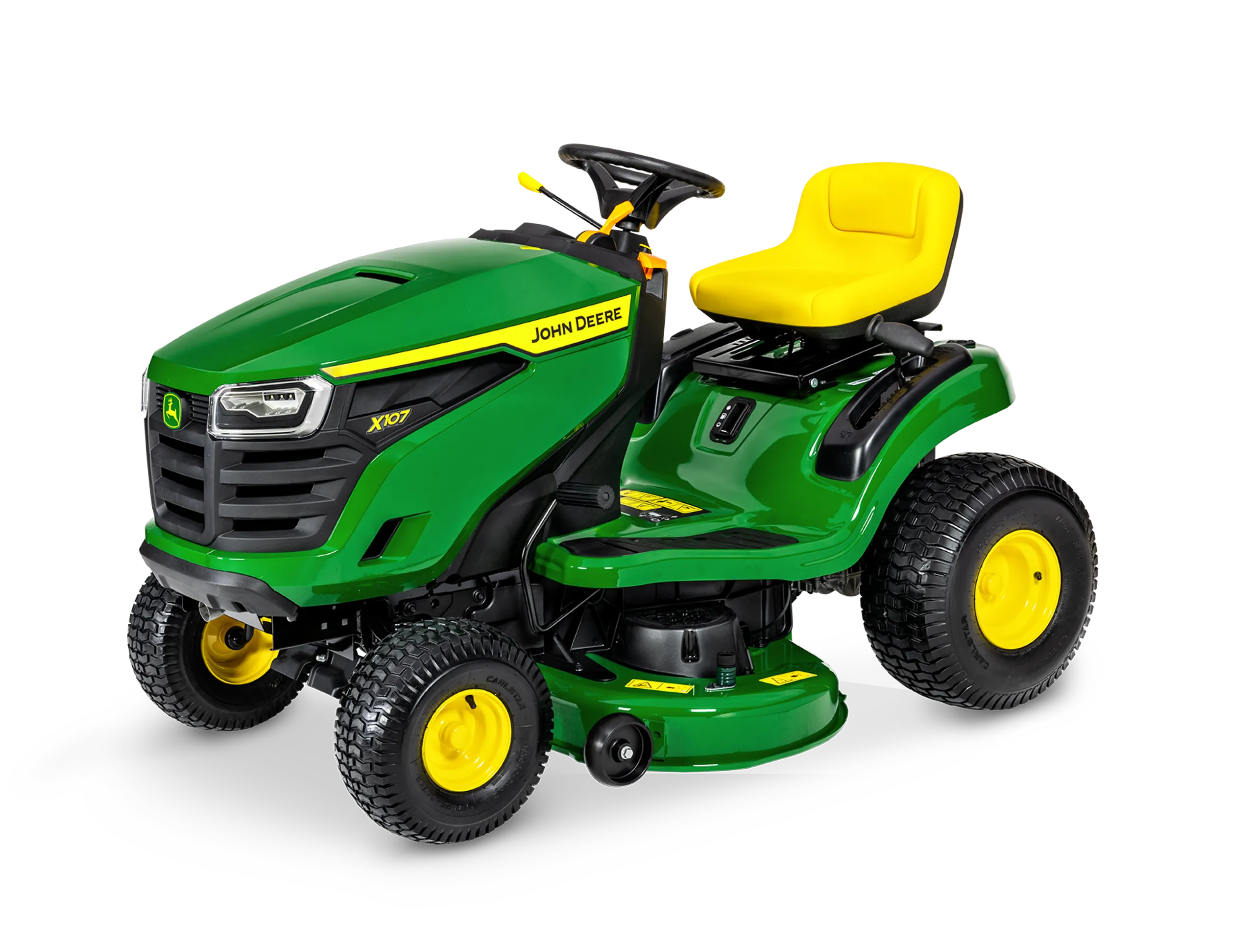 John Deere X107 Aufsitzmäher