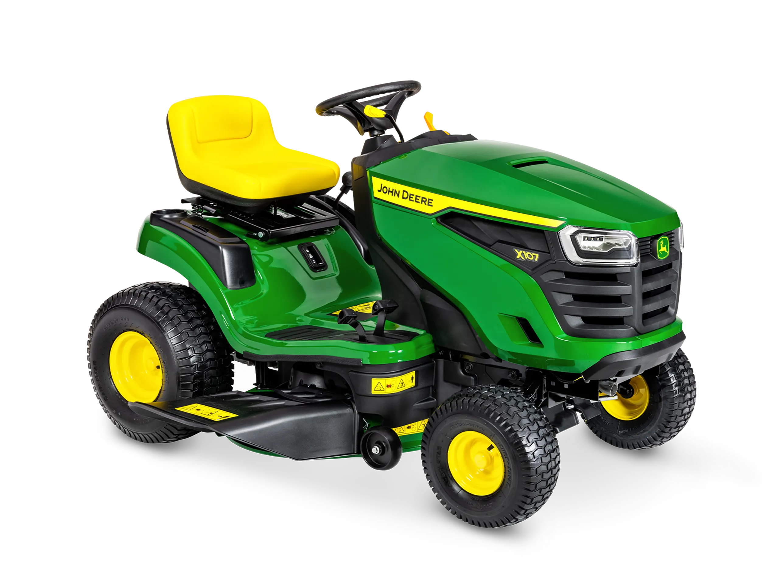 John Deere X107 Aufsitzmäher