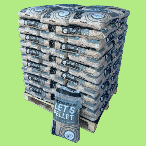 Premium Holzpellets DIN plus A1 - Palette 975 kg