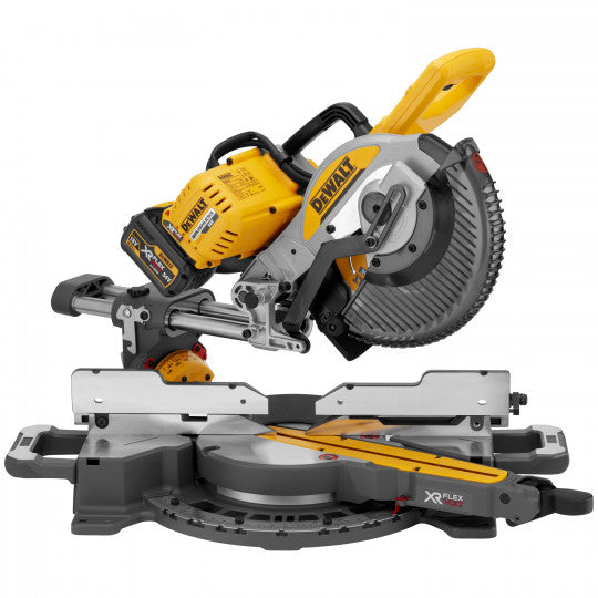 DEWALT 250 mm XR FLEXVOLT 54 V 3 Ah Radial-Gehrungssäge – DCS727T2
