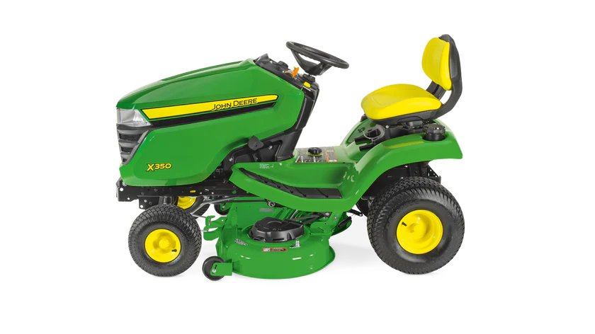JOHN DEERE X350 Aufsitzmäher mit Seitenauswurf